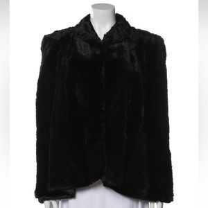 Fur cape jacket